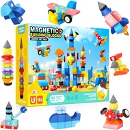 Joyfresh Foam Magnetic Blocks for Toddlers, 100pcs, Building BlockBIG for Kids