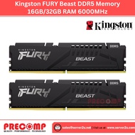 Kingston FURY Beast DDR5 Memory 32GB (2x16GB) RAM 6000MHz