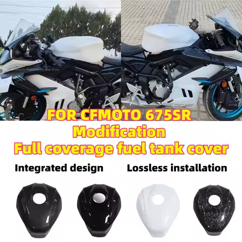 for cfmoto 675SS 675SR Modification One-piece Fuel Tank Cover, Raised Racing Fuel Tank Cover, Fuel T