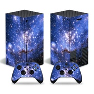 （Skin sticker）starry sky Vinyl Sticker for Xbox One Skin Decal for Xbox series x console controller #0637