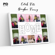 Cetak + Bingkai Foto 20R / 45x30 cm + Bingkai Foto Dinding Fancy Frame Foto / Cetak Foto 10R / Bingk