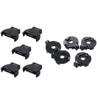 5 Pcs CR2032 Cell Button Lithium Battery Sockets Holder & 5 Pcs CR2016 2025 2032 Coin Cell Button Ba