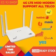 Ready Stock C300/C600/C800 4G/5G LTE WiFi Router Modem - Plug & Play | Stable & Fast Connection | Fo