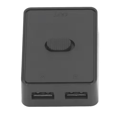 USB 2.0 Printer Switch Selector Bidirectional 1 in 2 Out Or 2 in 1 Out USB Switcher for Printer Scan