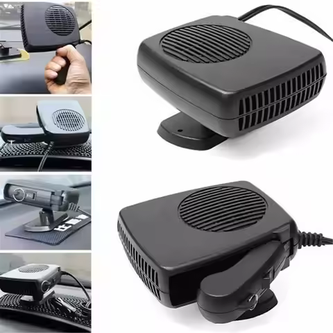 Efficient Anti Fog Car Heater 12V 24V 150W 200W Portable 2 In 1 Defroster Demister Heating Cooling F