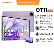 OUKITEL OT11 11inch 16GB+128GB Crystal Clear Display  8000mAh Android14 Tablet  Razor-Thin 13MP+5MP 