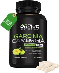 ORPHIC NUTRITION Garcinia Cambogia Extract 1 Month Supply - to Support Weight Loss Efforts* - Helps 