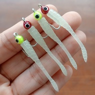 MATA Softlure Ajing Casting Fishing Bait with Sabiki Ajing Game Hook Baby GT Casting Bait