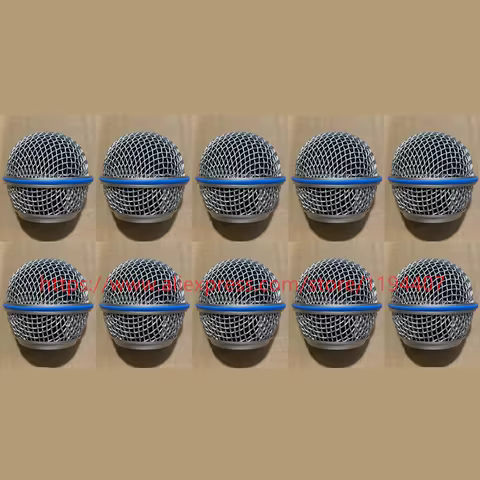 10pcs/lot Professional Replacement Ball Head Mesh Grille Accessories for Shure BT58 BT58A 58 58S 58L