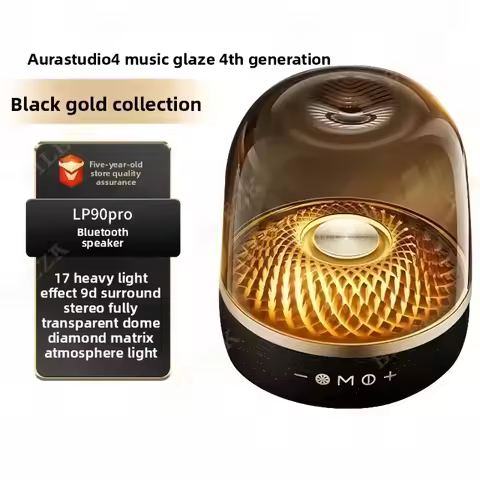 2025 New LP90 Pro Bluetooth Speaker: Upgraded Outdoor Portable Sound w/ Aura Glass Design (Prime Day