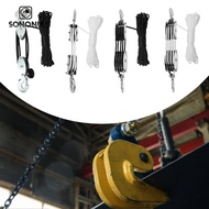 [SONONIA] Rope Pulley Hoist Pulley Block Labor Saving Effortless Heavy Duty Professional Sturdy 270 