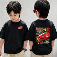 COD BOY mcqueen kids tshirt Boys' T-Shirt/Pumpkin Short Sleeves Round Neck Fun Pattern Summer t81
