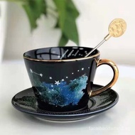 ❤Fast Delivery❤Limited Starbucks Cup Starry Sky Cup and Saucer Combination Mug Coffee Cup Gift Box Gift Set