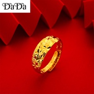 Emas 916 gold ring gypsophila love ring female gold ring mother's gift