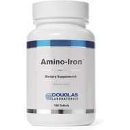 Douglas Laboratories Amino-Iron | Highly Absorbable Iron/Amino Acid Supplement | 100 Tablets