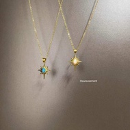 necklace star long necklace Vintage Ancient Little Awn star Necklace