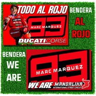MARQUES BANNER FLAG OUTDOOR IN DOR/ MM93 FLAG/ NEWEST MOTOGP FLAG