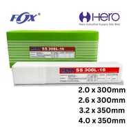HERO TECH Stainless Steel Welding Electrode E308L-16 (2.0MM/2.6MM/3.2MM/4.0MM) 2.5KG
