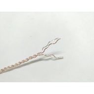 Top- Hybrid 4 Braid Silver Plated Diy Cable Replacement 1.25M