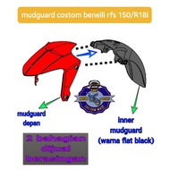 Mudguard costom utk benelli rfs150/ r18i