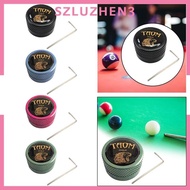 [Szluzhen3] Pool Cue Chalk Holder Billiard Cue Snooker Accessory Metal Pool Cue Chalk Case Snooker Pool Cue Chalk Carrier Pocket