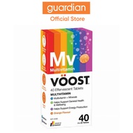 VOOST Multivitamin Effervescent Vitamin Supplement 40 tabs