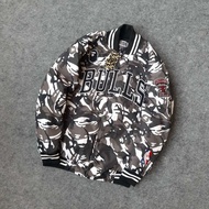 Jaket Varsity BULLS X-Bape  premium Fulltag