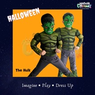 Hulk Superhero Muscle Costume Halloween Avengers Party Kids School Performance