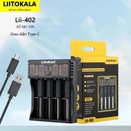 LiitoKala Sạc Pin Đa Năng Cho 18650 26650 21700 Lithium NiMH Tương Thích Với Lii-500 Lii-PD4 Lii-PD2