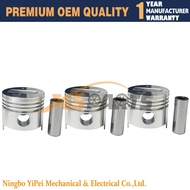 3 sets S3L S3L2 S4L S4L2 Engine Piston 78MM For MITSUBISHI Engine or oversize 0.5