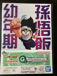 Others - 一番賞 G賞 Dragonball Z 龍珠超 SUPER DRAGONBALL HEROES 5th MISSION 貼紙 A4 File 文件夾 週邊文具 No.1