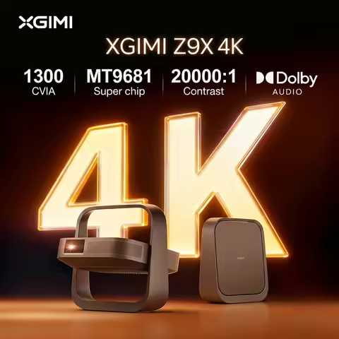 XGIMI Z9X 4K Projector with Gimbal Dolby Audio Portable Projector Triple Color Video Beamer Home The