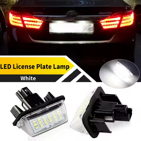 2/10PCS OEM Canbus White LED License Number Plate Light Lamp for Toyota Auris E1 2009-2012 Auris E18