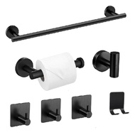 7-Piece Bathroom Hardware Accessories Set Bath Towel Bar Set Stainless Steel Towel Racks for Bathroo