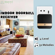 MAYWI Door Bell Receiver Receiver Video Dingdong Indoor Bell