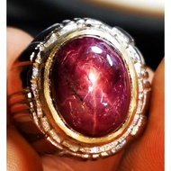 Batu asli natural ruby star jumbo