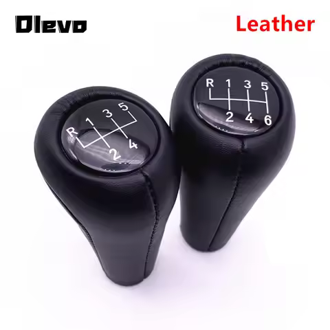 56Speed Leather Gear Shift Knob for BMW E28 E30 E32 E34 E36 E38 E39 E46 X1 X3 X5 Z1 Z3 Z4 Pen POMO S