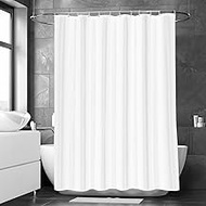180 x 220 cm Polyester Textile Shower Curtain Anti-Mould for Bathroom, Curtain for Bathtub Shower Ma