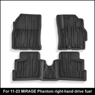 Suitable for 11-23 Mitsubishi Mirage Phantom Car Foot Mats Fully Environmentally Friendly TPE Foot M
