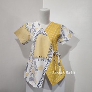 Valencia blouse,/ office blouse,/ work blouse, women's blouse,/ Batik blouse, modern blouse blouse w