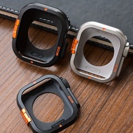 Men Alloy Metal Case For IWatch Ultra 2 49mm 11 46mm Metal+PC Case For iwatch Series10 46mm Protecto