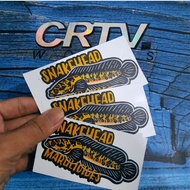 Channa Snakehead Marulioides Fish Sticker - Crtv