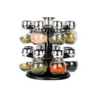 Rotating Barbecue Sealed Seasoning Jar Kitchen Supplies Seasoning Bottle Spice Seasoning Box 7OVV