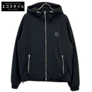 Emporio Armani 6L1BH5 1NNIZ 22FW 黑色 Logo 連帽羽絨外套 48 碼 [二手]