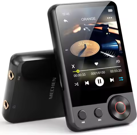Bluetooth MP3 Player with MECHEN 64GB/128GB MP3 Player with Bluetooth 5.3, 2.4’ Portable Full Touchs