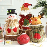 Mini Apple Candy Doll Drawstring Bag Christmas Souvenir Gift Bag Christmas Goodie Bag Xmas