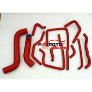 RED For SUBARU IMPREZA WRX/STI GDA/GDB EJ207 02-07 Silicone Radiator Hose Kit