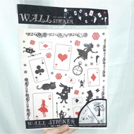 ALICE IN WONDERLAND DIY Wall Stickers Living Room Home Decoration