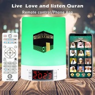 16GB Azan Clock alquran terjemahan Portable Bluetooth Radio Al Quran Lamp Speaker 30 Juzuk FM Radio 