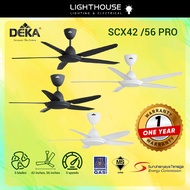 [ LIGHTHOUSE💡] DEKA CEILING FAN [SIRIM] SCX42/56 PRO CONCEPT MINI LED CROX28 F5 DCL PRO DMF108/208 K